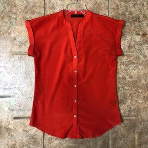 THE LIMITED Chic Red Top Size S